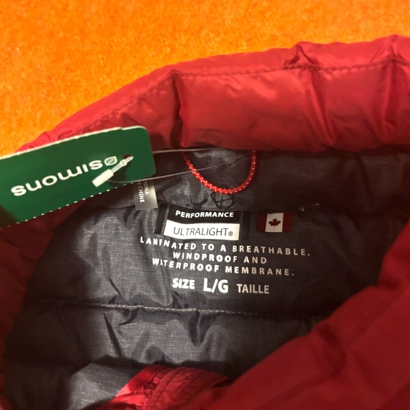 Point Zero Performance red burgundy lightweight quilted vest NWT - Picture 4 of 10